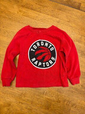 NBA Toronto Raptors Long Sleeve Shirt Red Size 2-3 yrs Toddler Baby